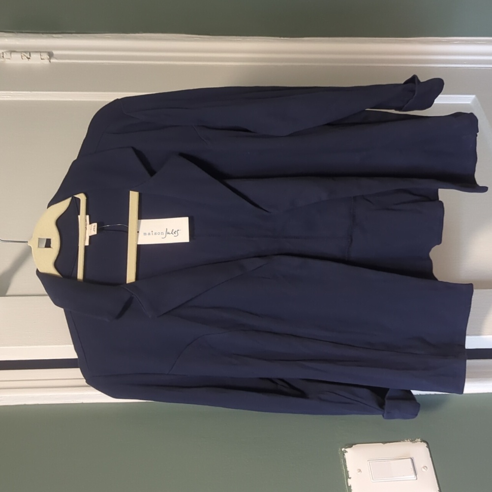 NWT Navy Stretch Blazer